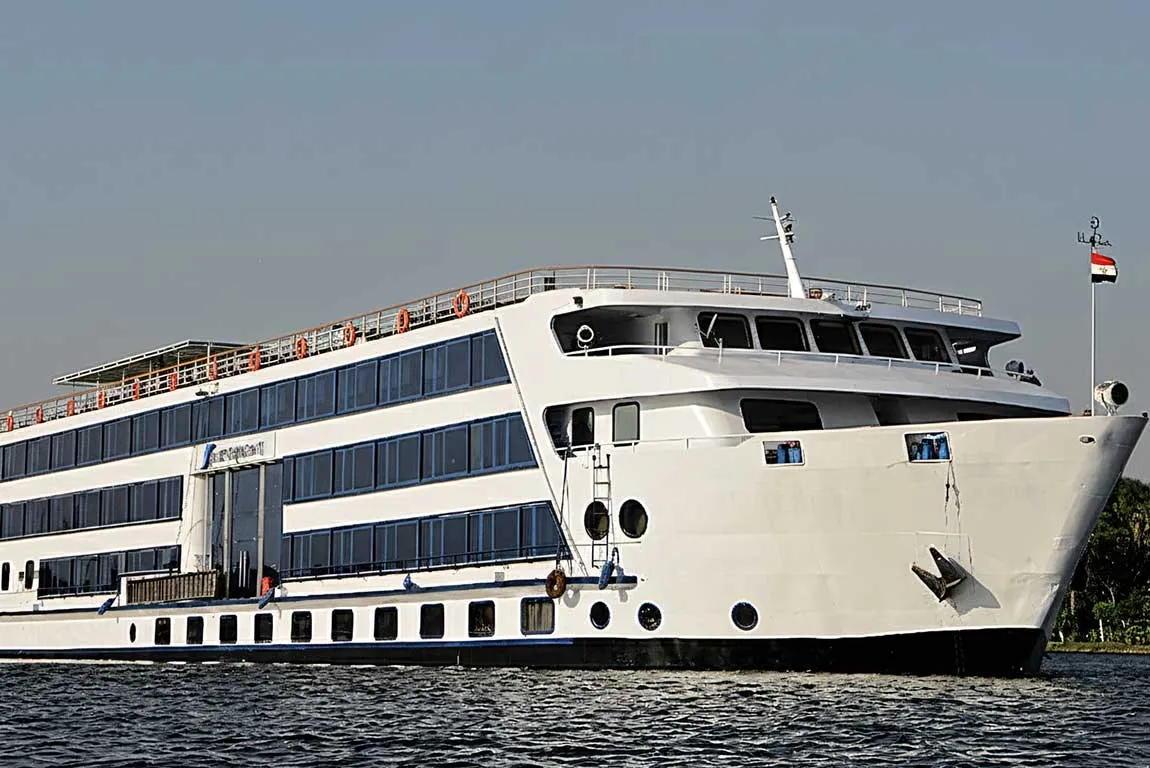 Exterior view of the Blue Shadow II Nile Cruise Nile cruise ship